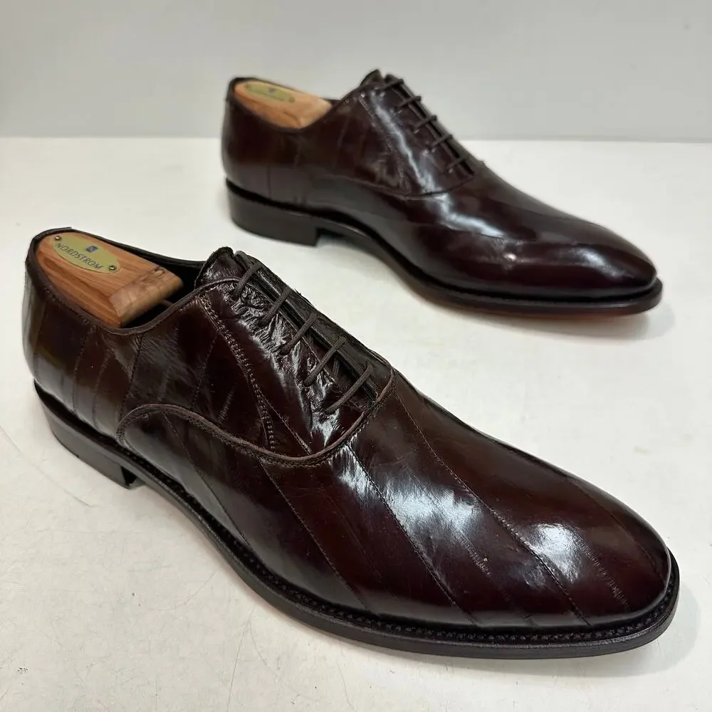 NWOT Tony Mora 1146 Asturias 381 Brown Oxfords Handmade in Spain EU 44 US 10.5 D